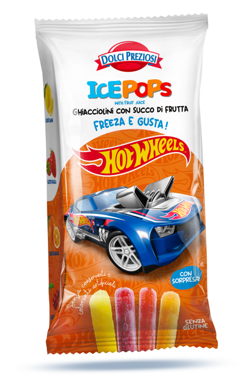 Dolci e Preziosi Ice Pops Barbie e Hotwheels Display 105 x 400ml