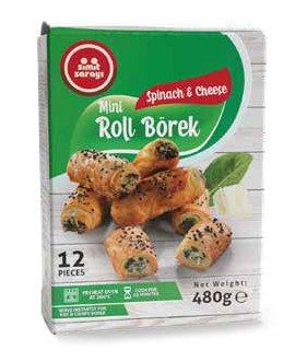 Simit Sarayi Spinach and cheese mini borek roll 480g