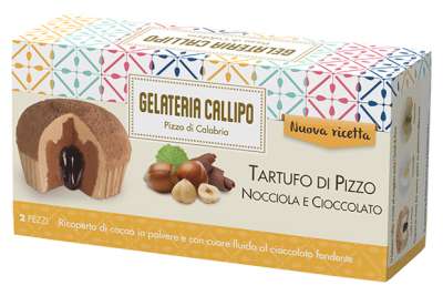 [calgeltac12] Callipo Tartufo Nocciola e Cioccolato 2x160ml