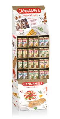 [can0125950display] Cannamela Insaporitori Floor Display full 72 x 90 g