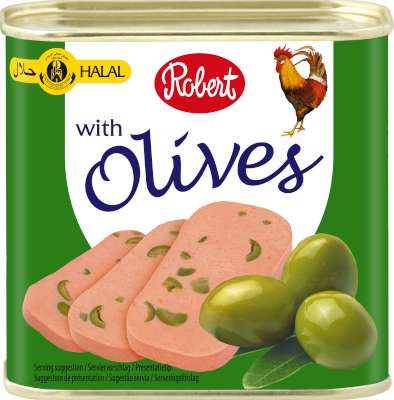[rob18262002] Robert Mortadella Olives 340g