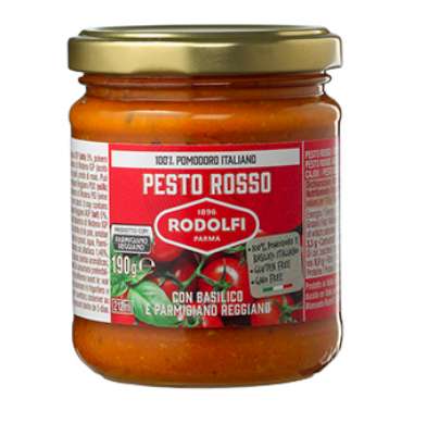 [rod119230002] Rodolfi Pesto Rosso 190g