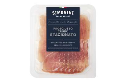 [simaff088025] Simonini Prosciutto stagionato affettato G 150 atp