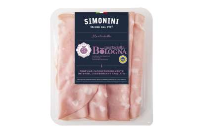 [simaff088155] Simonini Mortadella Bologna I.G.P. affettata G150 atp