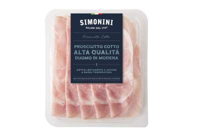 [simaff088220] Simonini Prosciutto cotto alta qualita Modena affettato G150
