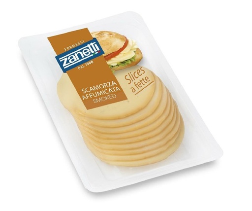 [zanfr236a] Zanetti Scamorza Affumicato a Fette 120g
