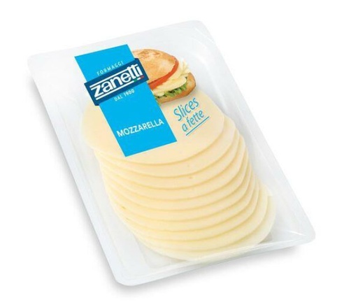 [zanfr298a] Zanetti Mozzarella a Fette 120g