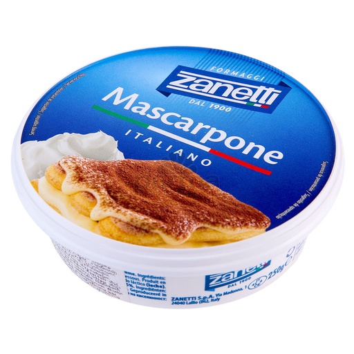 [zanms201e] Zanetti Mascarpone 250g