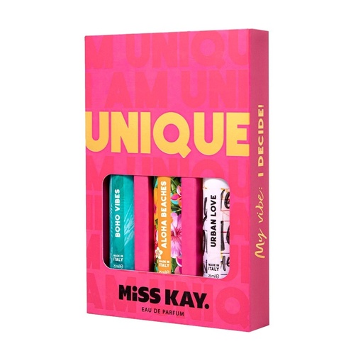 [miss40143] Miss Kay. I Am Unique Trio Kit eau de parfum 25 ml x 3