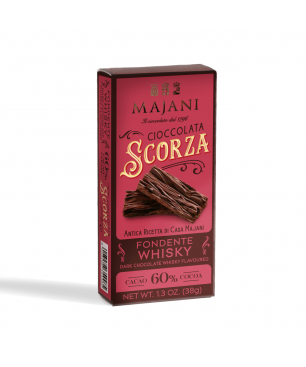 [maj3005] Majani Scorza Fondente Whisky 38g